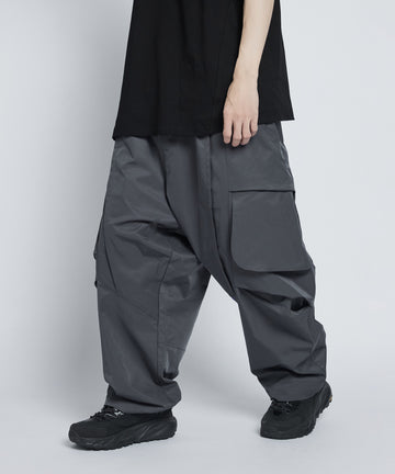 Technical layered pocket tapered cargo pants