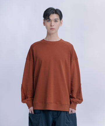 Linked patchwork sweatshirt